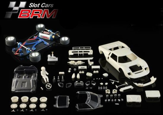 BRM-1-24-Ford-GT40-Mk-II-Bausatz-White-Kit